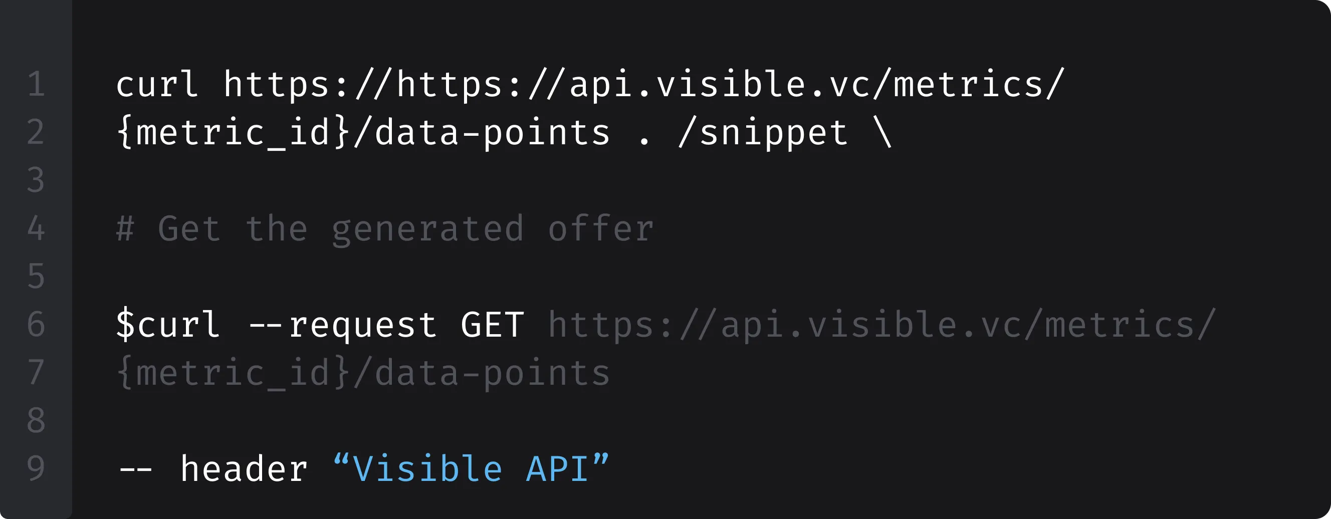 API